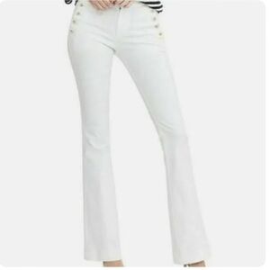 Banana Republic Womens Jeans Sailor Wide
Flare White Premium Denim NWOT Sz 32